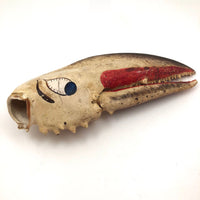Huge Folk Art Lobster Claw Face!