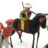 C. 1940s Mexican Folk Art Bullfighters Set