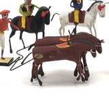 C. 1940s Mexican Folk Art Bullfighters Set