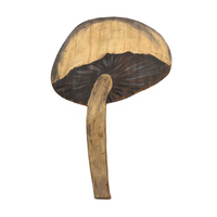 Hand-painted Wooden Cutout Mushroom!