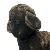 Sweet Old Much Loved Stuffed Mohair Lamb--or Puppy (?)