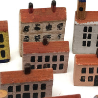 Antique German Erzgebirge Village (Plus Two Little Ladies)