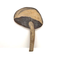Hand-painted Wooden Cutout Mushroom!