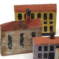 Antique German Erzgebirge Village (Plus Two Little Ladies)
