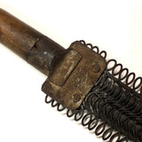Herkules Style Looped Wire Rug Beater with Wooden Handle