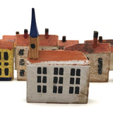 Antique German Erzgebirge Village (Plus Two Little Ladies)