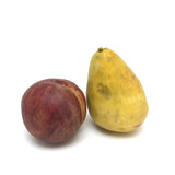 Stone Fruit Ripe Pear and Ripening Plum with Great Color - Sold Individually