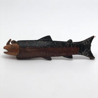 Tromso, Norway Antique Souvenir Fish Knife in Leather Sheath