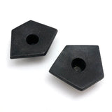 Mid-Century Random Industries Cast Iron Candleholders - A Pair