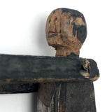 Wonderful Antique Hanging Carved and Jointed Wooden Figures with Joined Arms