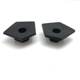 Mid-Century Random Industries Cast Iron Candleholders - A Pair