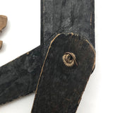 Wonderful Antique Hanging Carved and Jointed Wooden Figures with Joined Arms