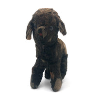 Sweet Old Much Loved Stuffed Mohair Lamb--or Puppy (?)