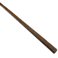 Fernendo Buron's Old Handmade 54 Inch Measuring Rod with Odd Fellows Links