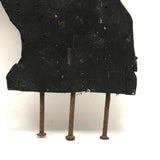 Large Wooden Cutout Scottie Dog with Center Mends and Nail Toes