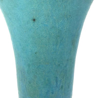 Tall Turquoise Glazed Studio Pottery Vase