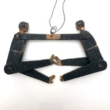 Wonderful Antique Hanging Carved and Jointed Wooden Figures with Joined Arms