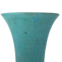 Tall Turquoise Glazed Studio Pottery Vase