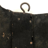 Large Wooden Cutout Scottie Dog with Center Mends and Nail Toes