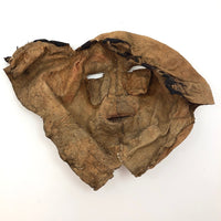 Handmade Hide and Fur Mask with Wooly Beard, Presumed Nunamiut, Alaskan