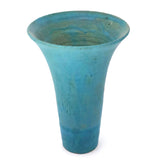 Tall Turquoise Glazed Studio Pottery Vase