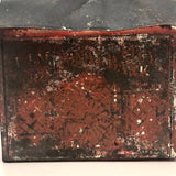 Early American Tin Still Bank with Original Paint, c. 1880s