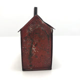 Early American Tin Still Bank with Original Paint, c. 1880s