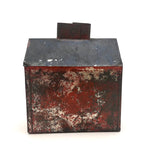 Early American Tin Still Bank with Original Paint, c. 1880s