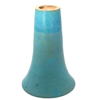 Tall Turquoise Glazed Studio Pottery Vase