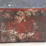 Early American Tin Still Bank with Original Paint, c. 1880s