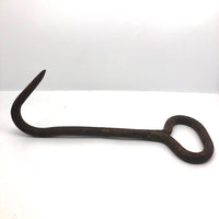 Big Old Hand-forged Iron Hay Hook