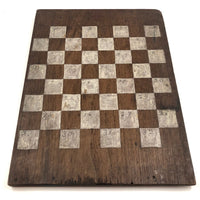 Beautiful Double-Sided Antique Walnut Make Do Gameboard