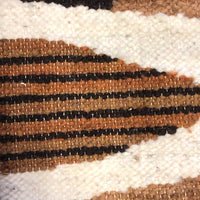 Handwoven Vintage Ecuadorian Tapestry or Rug with Fish Pattern