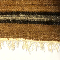 Handwoven Vintage Ecuadorian Tapestry or Rug with Fish Pattern