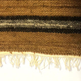 Handwoven Vintage Ecuadorian Tapestry or Rug with Fish Pattern
