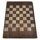 Beautiful Double-Sided Antique Walnut Make Do Gameboard