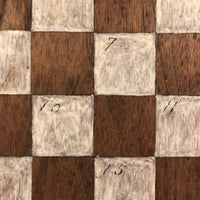 Beautiful Double-Sided Antique Walnut Make Do Gameboard