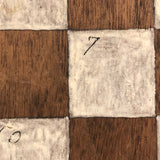 Beautiful Double-Sided Antique Walnut Make Do Gameboard