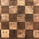 Beautiful Double-Sided Antique Walnut Make Do Gameboard