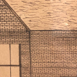 Wonderful Pen and Ink Drawing of Schomberg Public School, Ontario, 1903-4