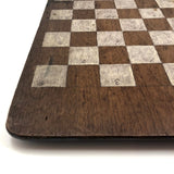 Beautiful Double-Sided Antique Walnut Make Do Gameboard