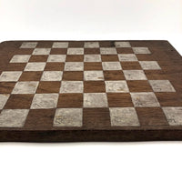 Beautiful Double-Sided Antique Walnut Make Do Gameboard