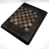 Beautiful Double-Sided Antique Walnut Make Do Gameboard