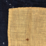 Beautiful Old Yellow on Navy Linen Signal / Semaphore Flags - A Pair
