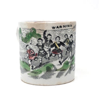 WARNING: C. 1830s Staffordshire Pearlware Child's Cup