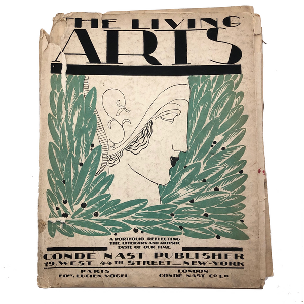 The Living Arts: A Portfolio, Issues No. 1 and No. 3, Ed. Lucien Vogel, 1921-22