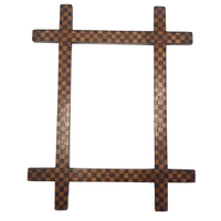 Wonderful Checkerboard Pattern Inlay Wooden Frame