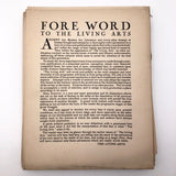 The Living Arts: A Portfolio, Issues No. 1 and No. 3, Ed. Lucien Vogel, 1921-22