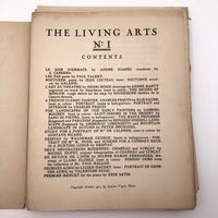 The Living Arts: A Portfolio, Issues No. 1 and No. 3, Ed. Lucien Vogel, 1921-22