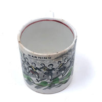 WARNING: C. 1830s Staffordshire Pearlware Child's Cup